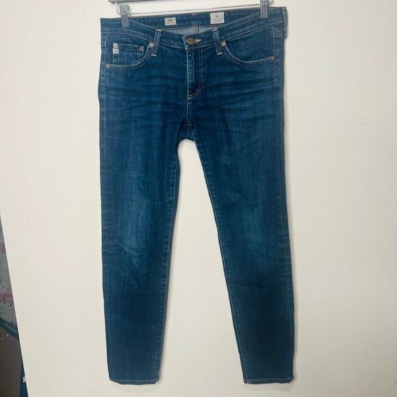AG The PRIMA mid-rise cigarette jeans sz 30R - Picture 1 of 9